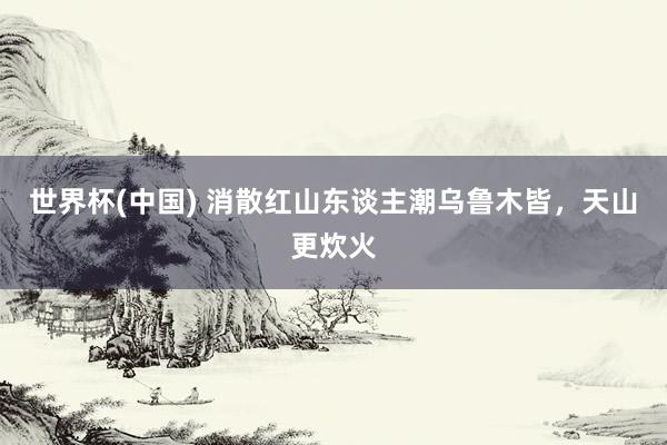 世界杯(中国) 消散红山东谈主潮乌鲁木皆，天山更炊火
