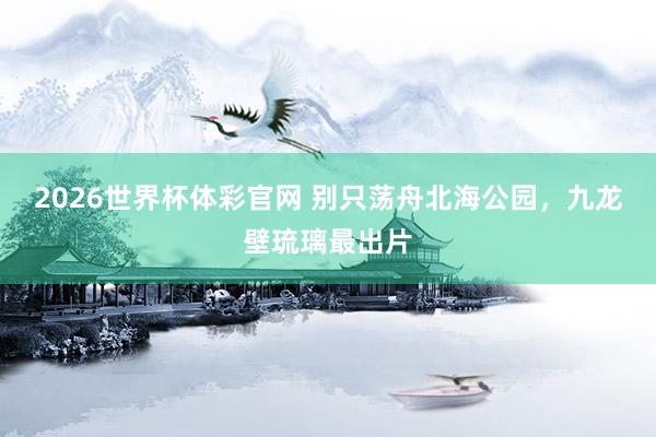2026世界杯体彩官网 别只荡舟北海公园,九龙壁琉璃最出片