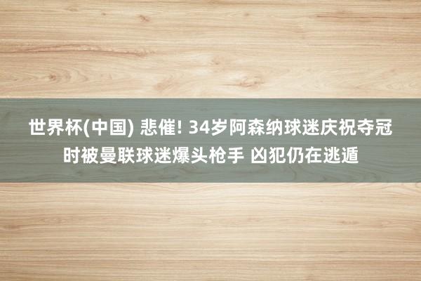 世界杯(中国) 悲催! 34岁阿森纳球迷庆祝夺冠时被曼联球迷爆头枪手 凶犯仍在逃遁