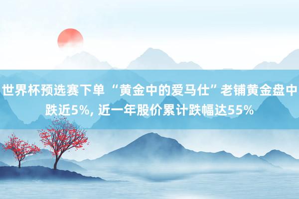 世界杯预选赛下单 “黄金中的爱马仕”老铺黄金盘中跌近5%， 近一年股价累计跌幅达55%